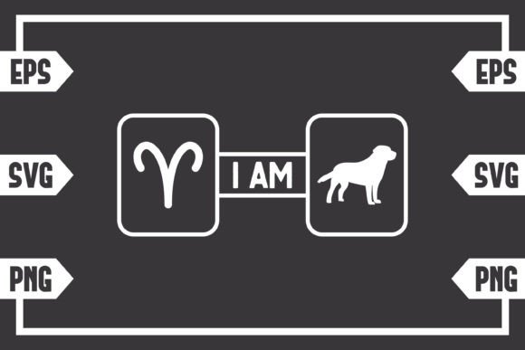 Aries Sign and Dog