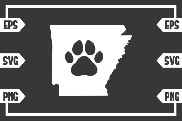 Arkansas - Dog Paw
