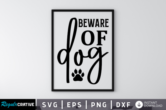 Beware of Dog Png
