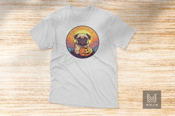 Cute Pug Dog Halloween