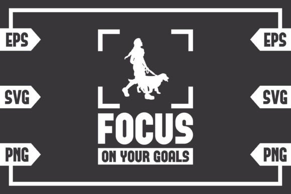Focus on Your Goals - Female with Dog