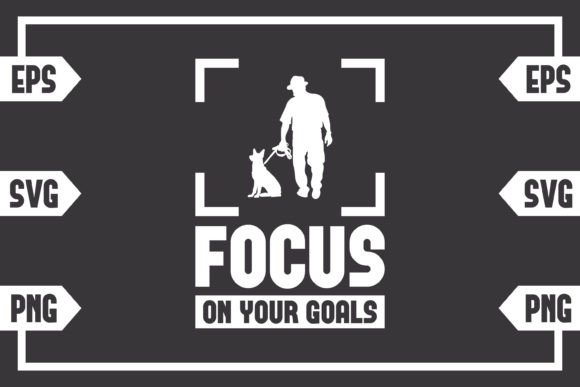 Focus on Your Goals - Guy with Dog