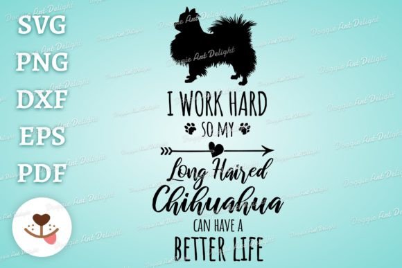 Funny Long Haired Chihuahua Dog Owner