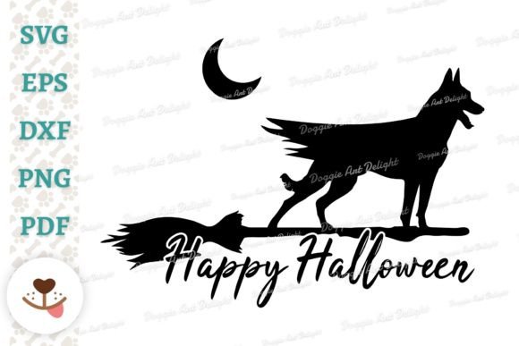 Happy Halloween Belgian Malinois Dog Png