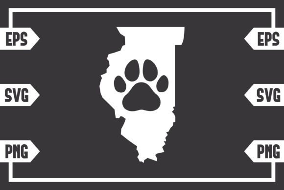 Illinois Dog Paw