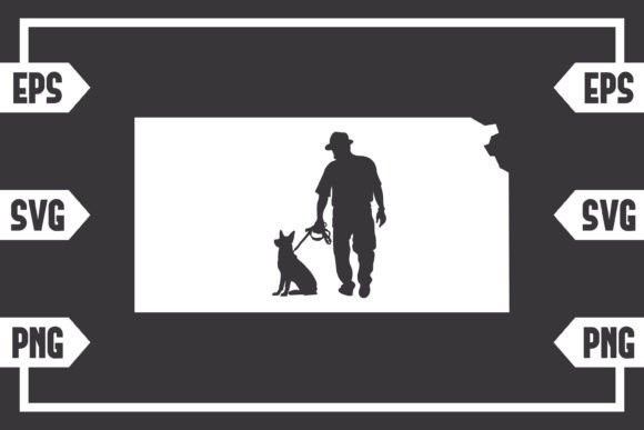 Kansas - Guy with Dog
