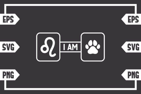 Leo Sign and Dog Paw