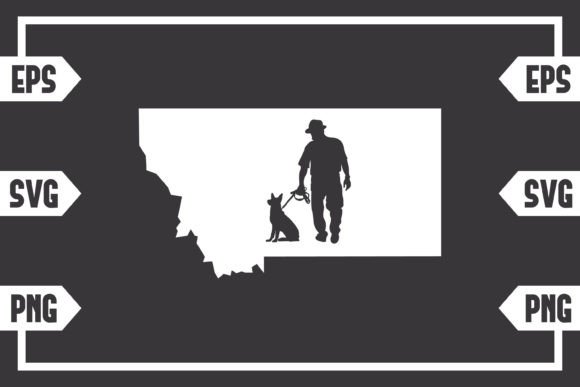 Montana - Guy with Dog