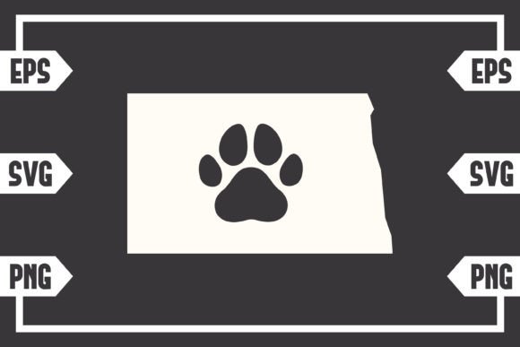 North Dakota - Dog Paw