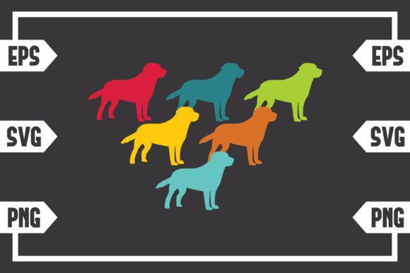 Retro Colors Dog