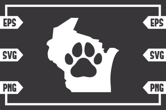 Wisconsin - Dog Paw